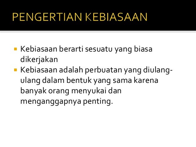 Sikap positif terhadap norma