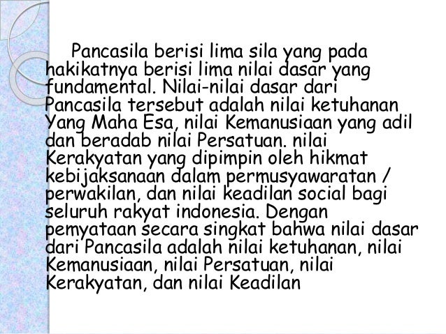 Sikap Positif Terhadap Pancasila Dalam Kehidupan Berbangsa Dan Berneg
