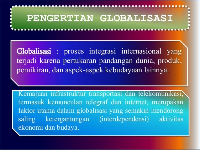 Sikap Terhadap Dampak Globalisasi