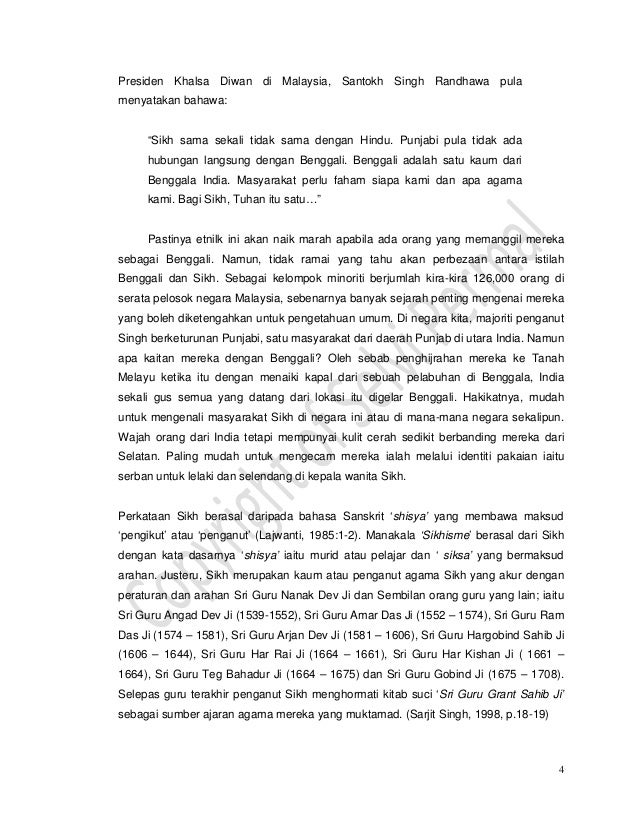 A Brief Review Of Sikh Community In Malaysia