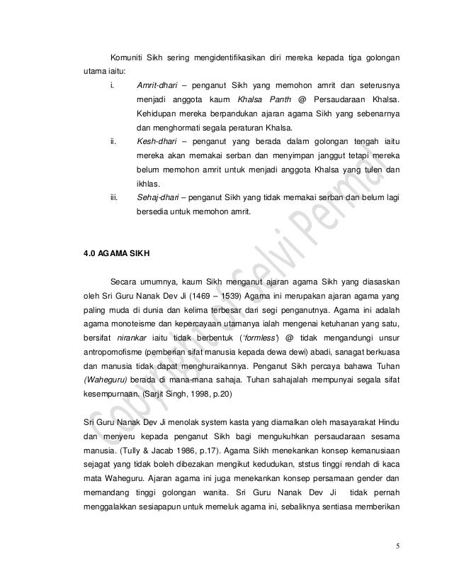 A Brief Review Of Sikh Community In Malaysia