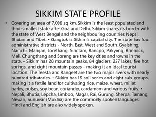 Sikkim buisness