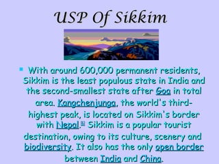 Sikkim ppt Art integrated project