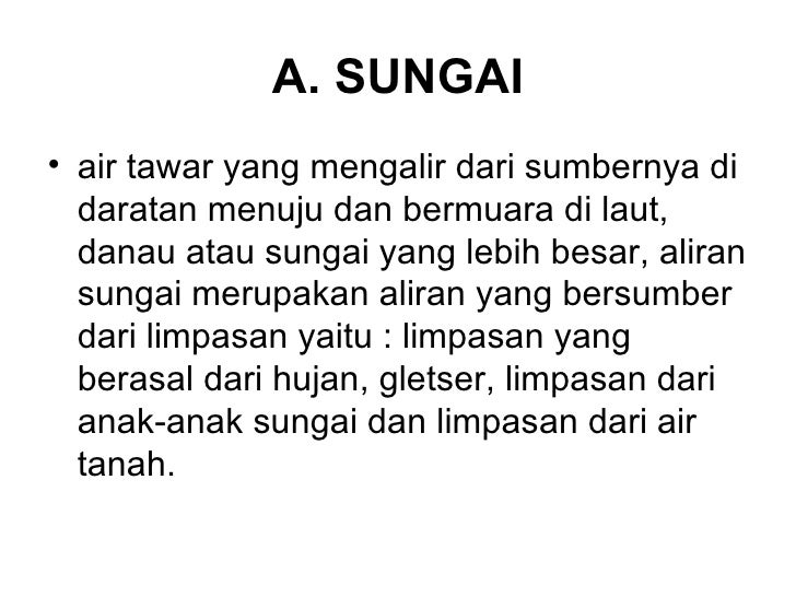 Siklus Air Dan Perairan Darat