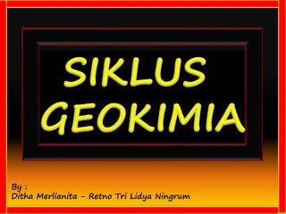 By :
Ditha Merlianita - Retno Tri Lidya Ningrum
 