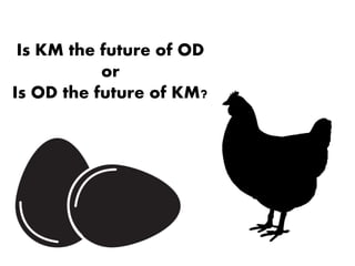 Is KM the future of OD
or
Is OD the future of KM?
 