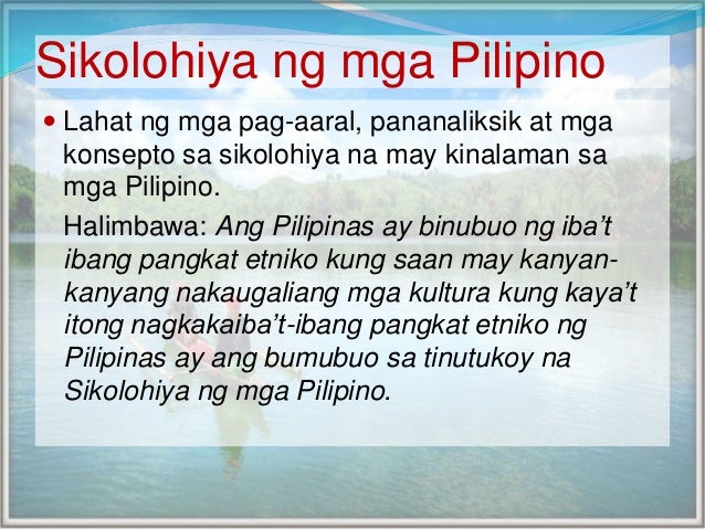 Sikolohiyang pilipino