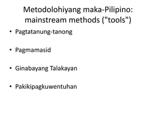 Sikolohiyang pilipino review[1] | PPTX