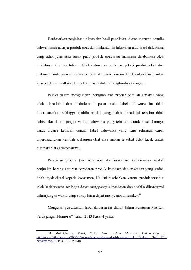 Pengaturan Tulisan Label Daluarsa Produk Obat Dan Makanan