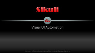 Visual UI Automation Sikuli 