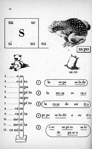 14
1
1
,
t
:
sa se
so
si
so
so
sa
sa
sa
si
sa
si ., so
2 ..............
o
3 ...........0
4...............
5 .............
6 .............
7 ............
8 ........ca
9 ........ca
10.......me
1 1 ...... me
12.. ca mi
su
pita $0
3
0
f la so D
a sa la da)
cae
-
la me sa- se
ta @pepe saludó a su tía
-
. .
ta
0 fése
- sa pi to
de pa se o
-
 