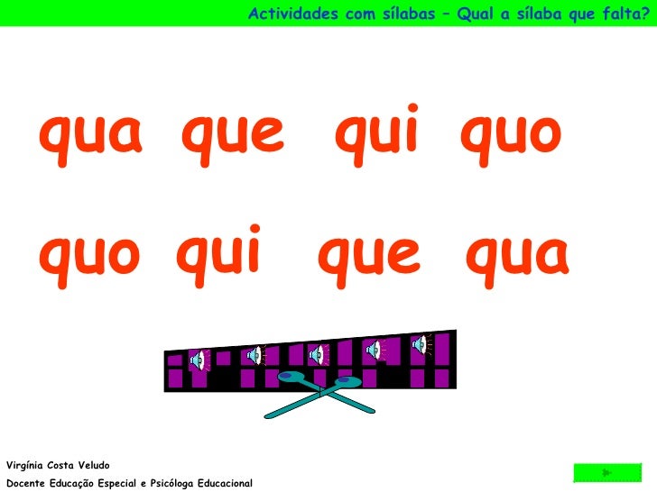 silabas que faltam