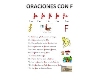 Silabas con f
