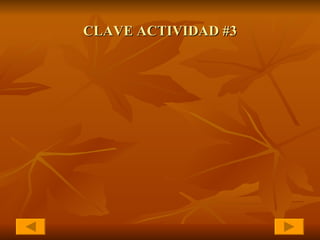 CLAVE ACTIVIDAD #3 