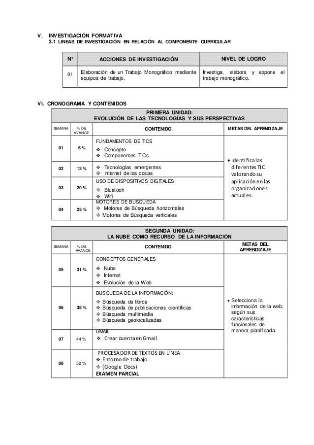 Silabo Tic I Civil