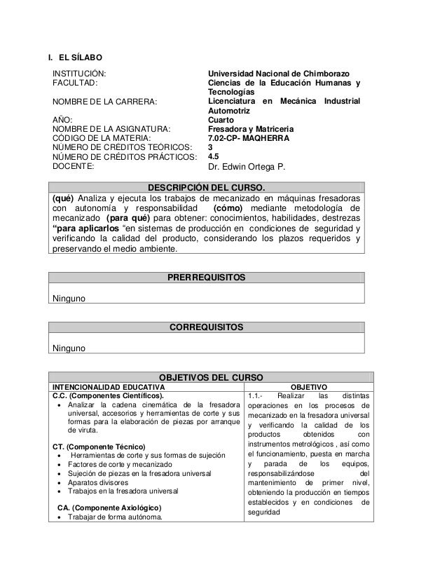 cadena cinematica de la fresadora universal silabo de fresadora matriceria 2 cadena cinematica de la fresadora universal silabo de fresadora matriceria 2