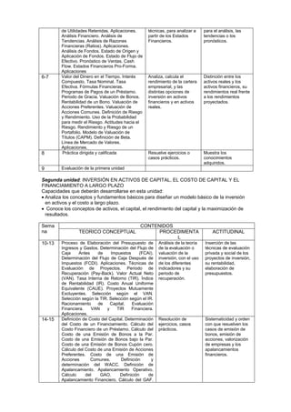 Silabo de gerencia financiera 2011 2