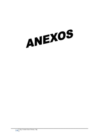 Ing. Cristian Erazo Álvarez,. Mg
14
 