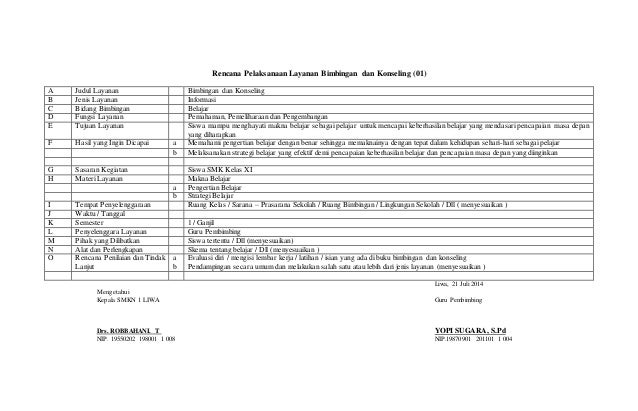 Silabus Rpp Bimbingan Konseling Kelas Xi