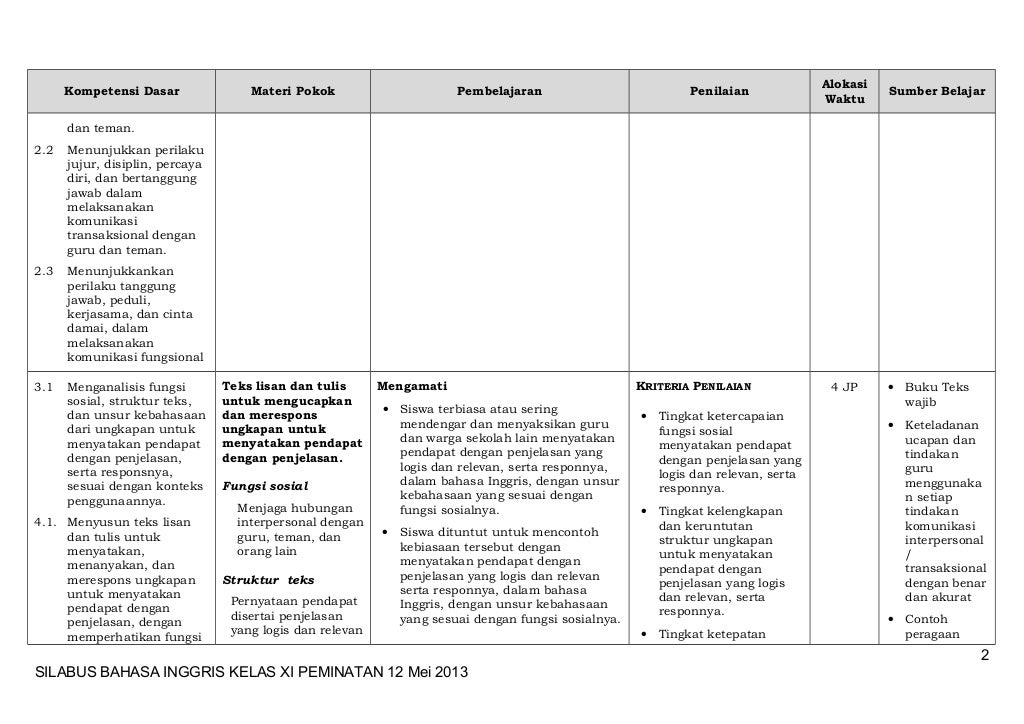 Silabus bing sma xi peminatan