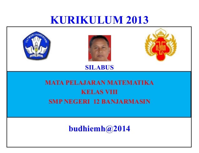 Silabus matematika smp kelas viii kurikulum 2013