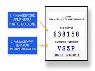 Panduan penggunaan Portal Akademik Bagi Mahasiswa Baru UNIB | PPTX
