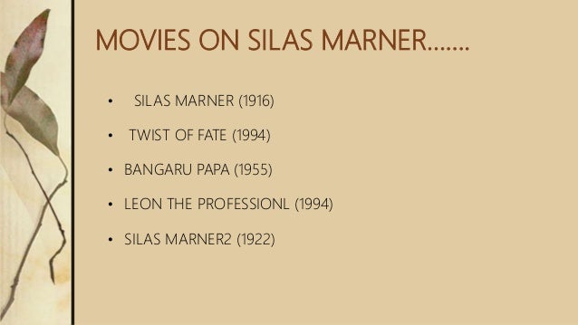 Silas Marner Chapter 4 Summary