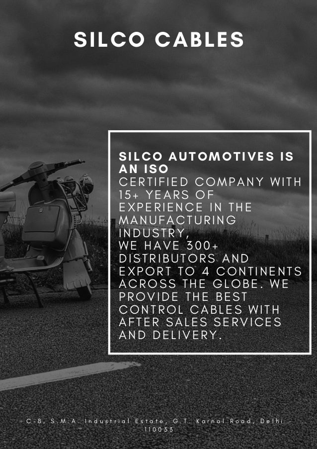 Automotive Control Cables in India