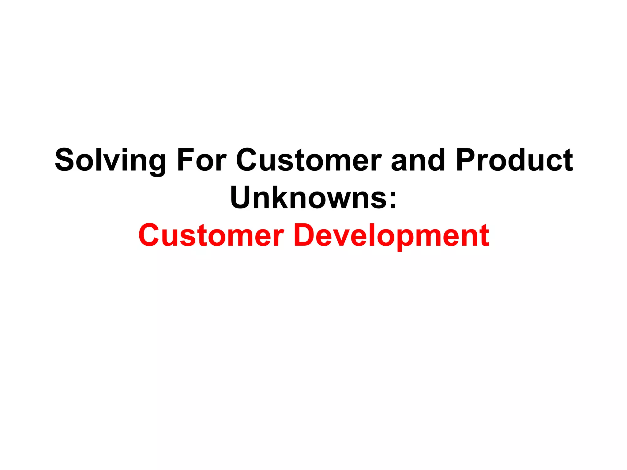  Income StatementCustomer Validation Versus SalesThe Execution of the Business ModelScalableStartupTransitionLargeCompanySalesSales Organization