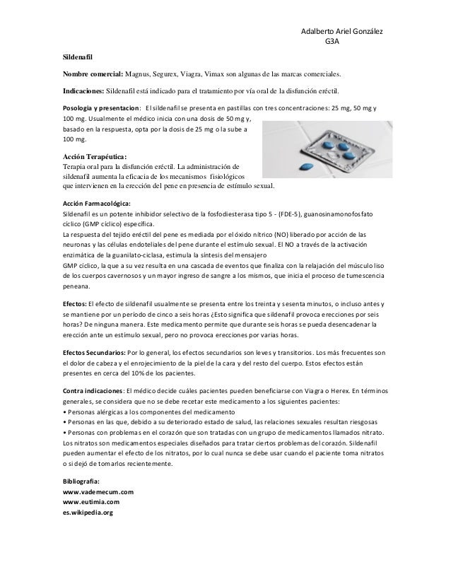 Segurex 50 Sildenafil 50 Mg