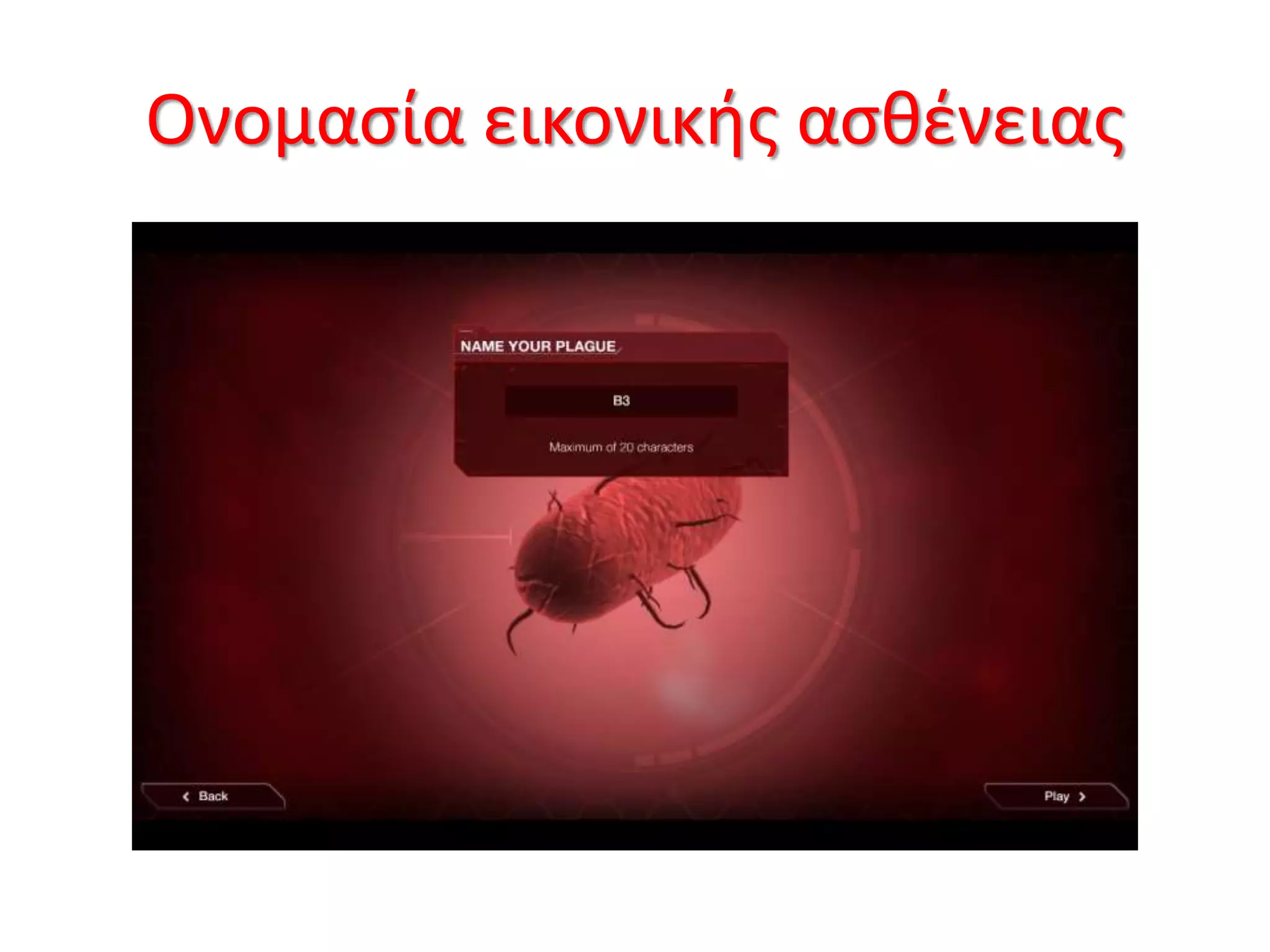 Ονομασία εικονικής ασθένειας
 