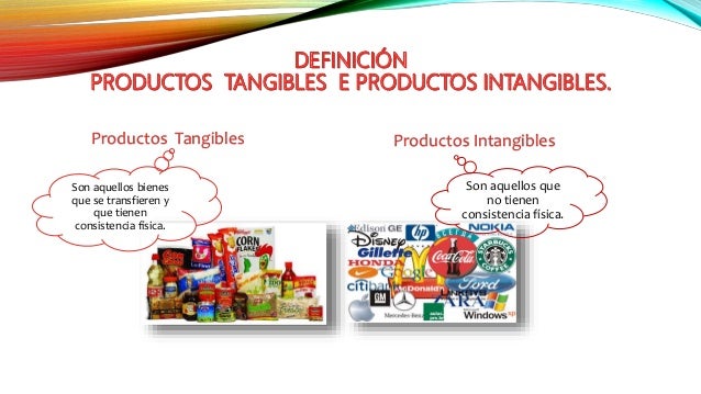Productos (Productos Tangibles e Intangibles)