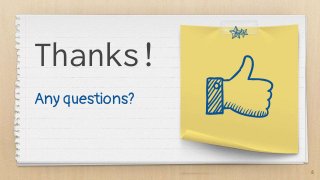 8
Thanks!
Any questions?
 
