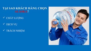 TẠI SAO KHÁCH HÀNG CHỌN
ALASKA?
 CHẤT LƯỢNG
 DỊCH VỤ
 TRÁCH NHIỆM
 