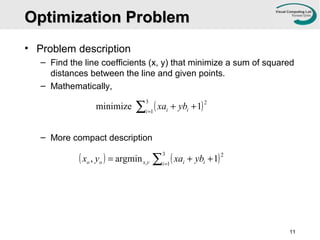 Least Square Optimization and Sparse-Linear Solver | PPT
