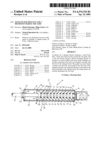 Silencer patent-drawings