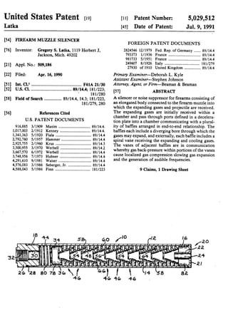 Silencer patent-drawings