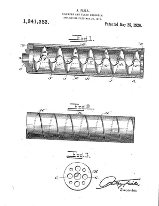 Silencer patent-drawings
