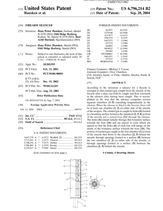 Silencer patent-drawings