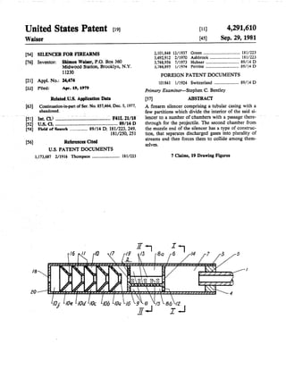 Silencer patent-drawings