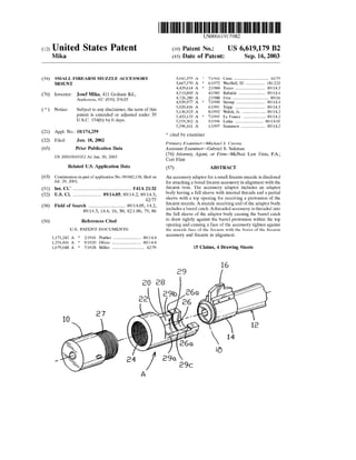 Silencer patent-drawings