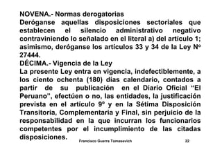 Ley del Silencio Administrativo
