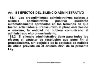 Ley del Silencio Administrativo