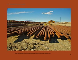40

SILENCIOS DE EL LOA. OLLAGÜE.

Rieles abandonados en Estación ferroviaria de Ollagüe, Comuna de Ollagüe, Chile.

40

 