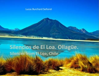 Lucas Burchard Señoret

Silencios de El Loa. Ollagüe.
Silences from El Loa, Chile.

 