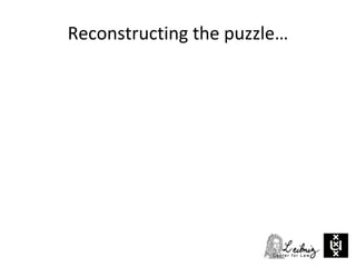 Reconstructing the puzzle…
 