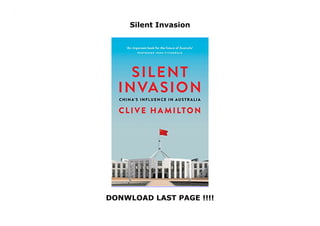 Silent Invasion
DONWLOAD LAST PAGE !!!!
Silent Invasion
 