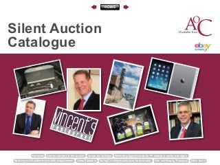 Foreword How to take part in the auction Goods for Colleges Mentoring Opportunities for FE middle or senior managers
Sporting merchandise/memorabilia/experiences Guest Speakers Dining/Cooking experiences, hotel breaks Hair and Beauty Therapies	 Other Items
Silent Auction
Catalogue
HOME
 