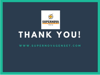 Supernova Genset - Silent Diesel Generator