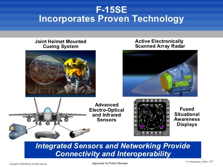 F 15SE Incorporates Proven Technology Advanced